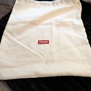 STAUD White Bag with Red Logo (2)